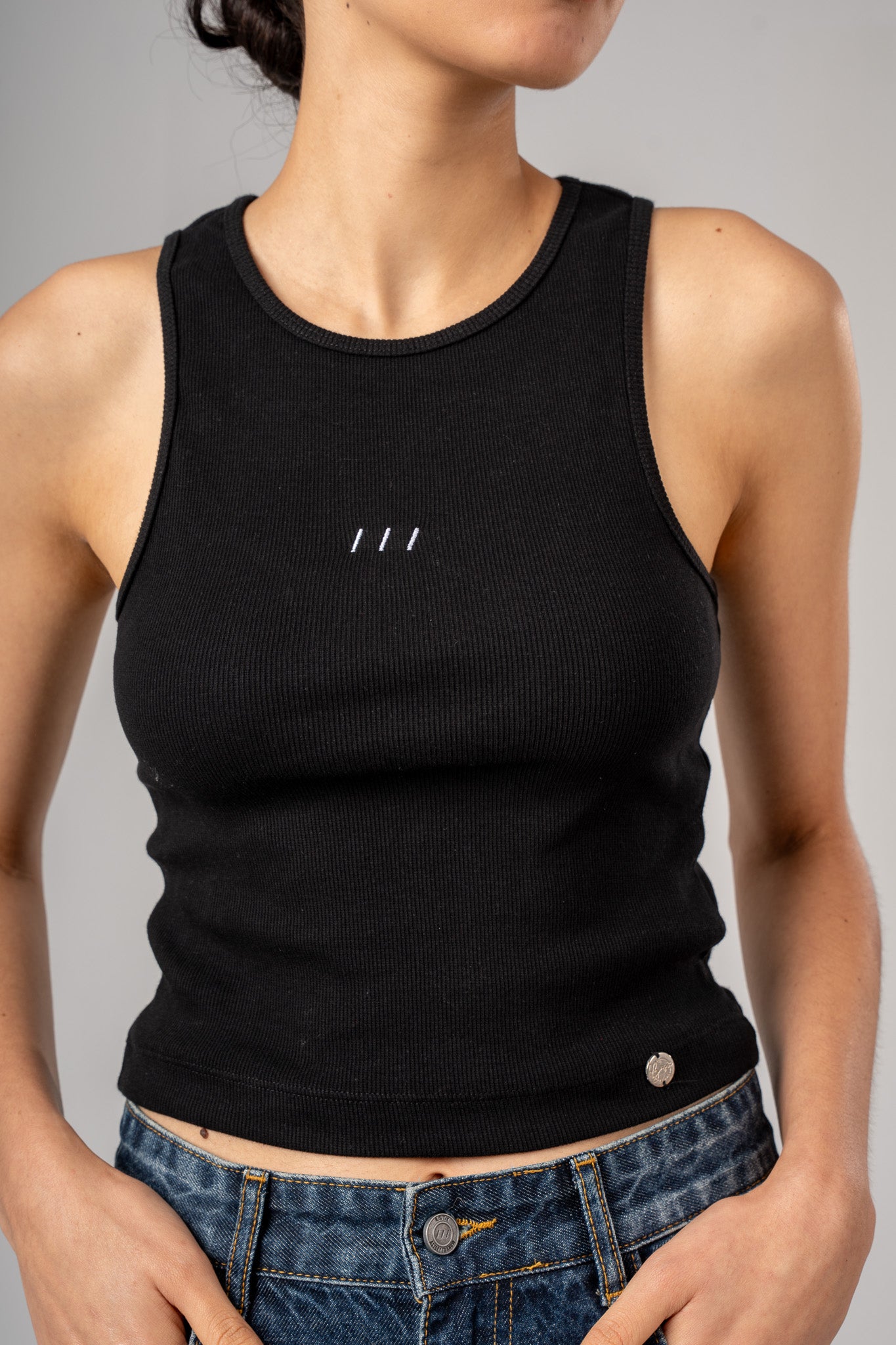 Black Basic Tank Top